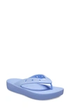 Crocs Classic Platform Flip In Moon Jelly