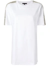 Amen Gemstone Embellished Short Sleeve T In White