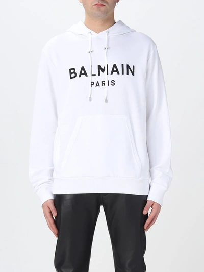 Balmain Sweatshirt  Men Color White In White
