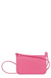 Longchamp Women's Small Le Foulonné Leather Crossbody Bag In Pink