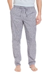 Hanro Night And Day Woven Lounge Pants In Classic Flower Print
