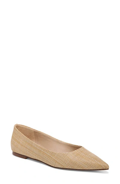 Sam Edelman Women's Wanda Slip On Pointed Toe Flats In Bleached Beechwood