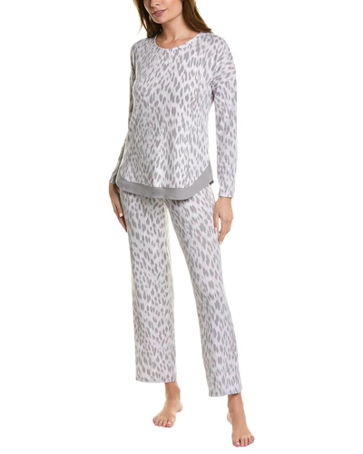 Ellen Tracy 2pc Pajama Set In White