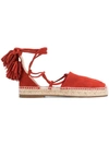 Dsquared2 Lace-up Espadrilles In Red