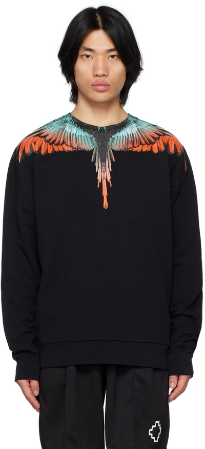 Marcelo Burlon County Of Milan Icon Wings Sweatshirt In Black