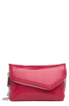 Hobo Daria Leather Crossbody Clutch In Flame