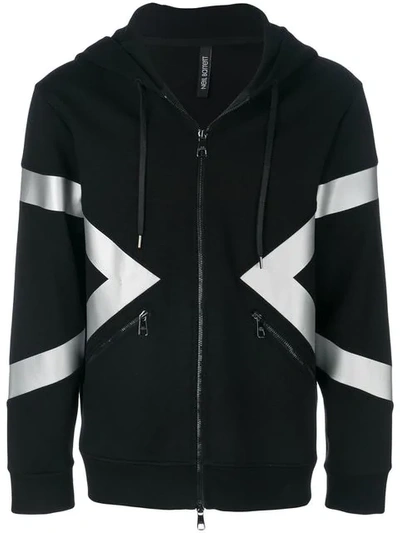 Neil Barrett Modernist Hooded Jacket - Black