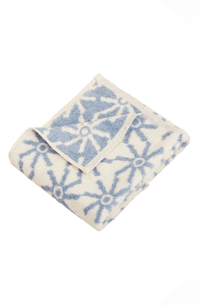 Dusen Dusen Spin Hand Towel In Slate And White