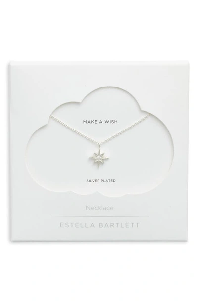 Estella Bartlett North Star Pendant Necklace In Metallic
