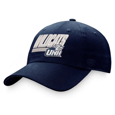 Top Of The World Navy New Hampshire Wildcats Slice Adjustable Hat