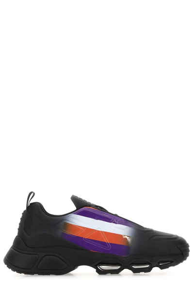 Prada Collision Cross Sneakers In Purple