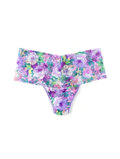 Hanky Panky Printed Retro Lace Thong In Nocolor