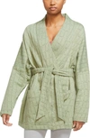 Nike Yoga Therma-fit Luxe Reversible Sweater In Oil Green/ Multi Color