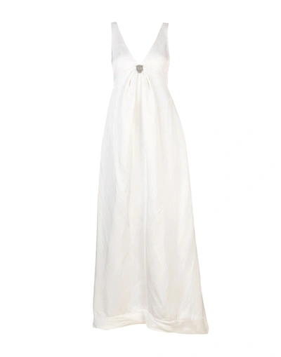 Brunello Cucinelli Long Dresses In Ivory