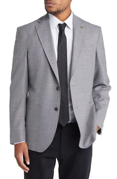 Ted Baker Keith Soft Constructed Sport Coat In Grey