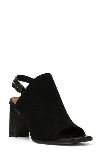 Donald Pliner Iliana Open Toe Slingback Mule In Black