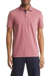 Ted Baker Monlaco Regular Fit Polo In Mid Pink
