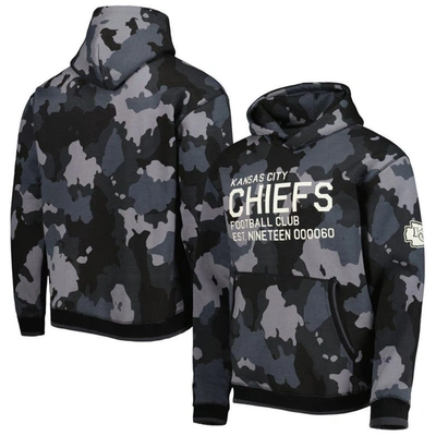 The Wild Collective Black Kansas City Chiefs Camo Pullover Hoodie