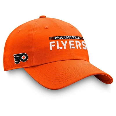 Fanatics Branded Orange Philadelphia Flyers Authentic Pro Rink Adjustable Hat