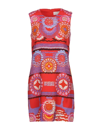 Peter Pilotto Short Dress In Red