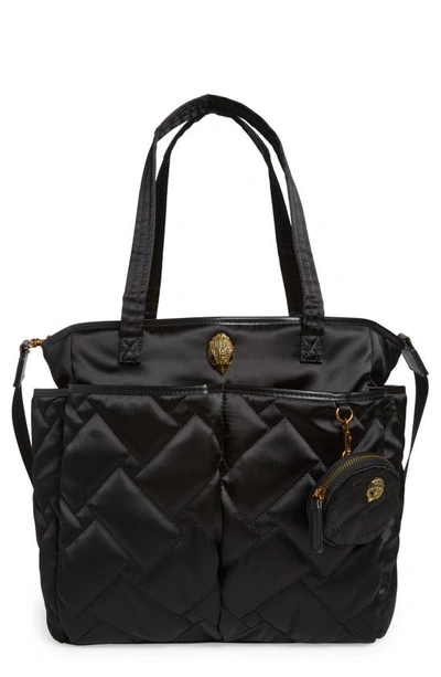 Kurt Geiger Quilted Baby Bag In Black