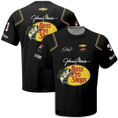 Jr Motorsports Official Team Apparel Black Dale Earnhardt Jr. Bass Pro Shops Uniform T-shirt In White