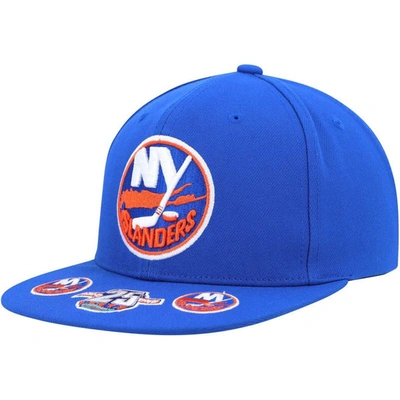 Mitchell & Ness Men's  Royal New York Islanders Vintage-inspired Hat Trick Snapback Hat