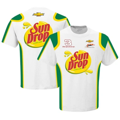Jr Motorsports Official Team Apparel White Dale Earnhardt Jr. Sun Drop Uniform T-shirt