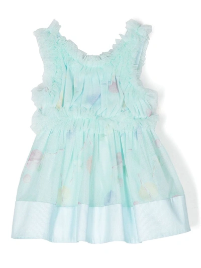 Lapin House Babies' Girls Green Tulle Ice Cream Dress