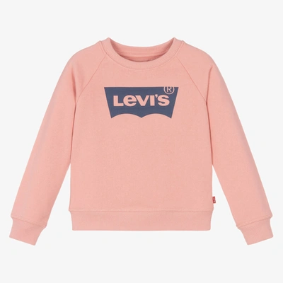 Levi's Babies' Girls Pink Logo Sweatshirt