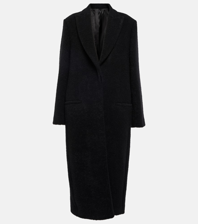 Totême Toteme Long Boucle Coat In Black