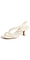 Vince Women's Coline Slip On Slingback Mid Heel Sandals In Marble Cream