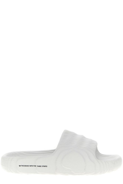 Adidas Originals Adilette 22 Slides In White/white