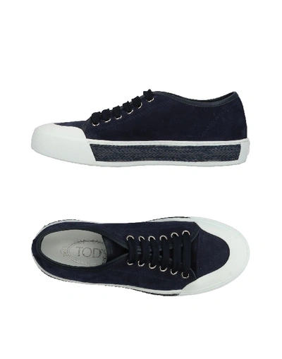 Tod's Sneakers In Dark Blue