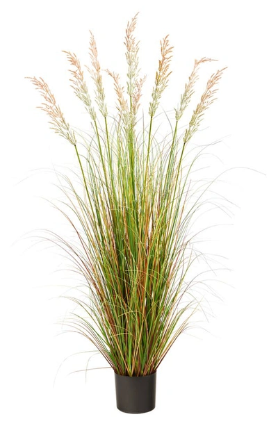 Nearly Natural 5.5' Plum Grass Artificial Plant In Green