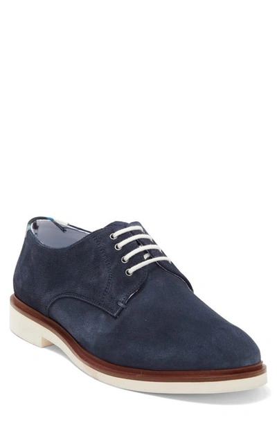 Paisley & Gray Casual Plain Toe Derby In Blue