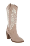 Mia Taley Western Boot In Blush