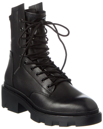 Ash Maddox Leather Boot In Black