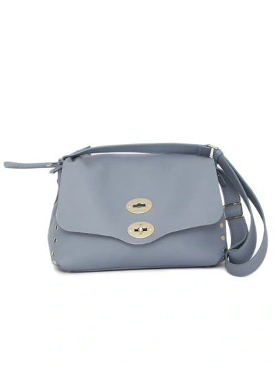 Zanellato Postina S Heritage Vela Luxethic Bag In Light Blue