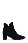 Aquatalia Kaylani Pointed Toe Bootie In Navy