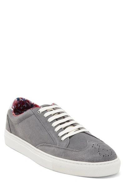Paisley & Gray Addington Suede Sneaker In Grey