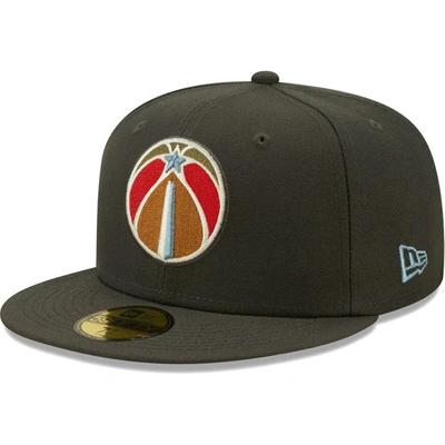 New Era Charcoal Washington Wizards Multi-color Pack 59fifty Fitted Hat