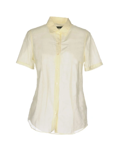 Fred Perry Shirts In Light Yellow