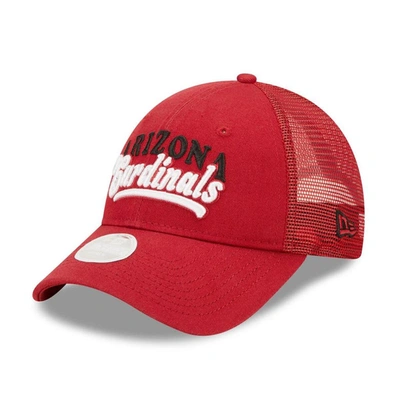 New Era Cardinal Arizona Cardinals Team Trucker 9forty Snapback Hat