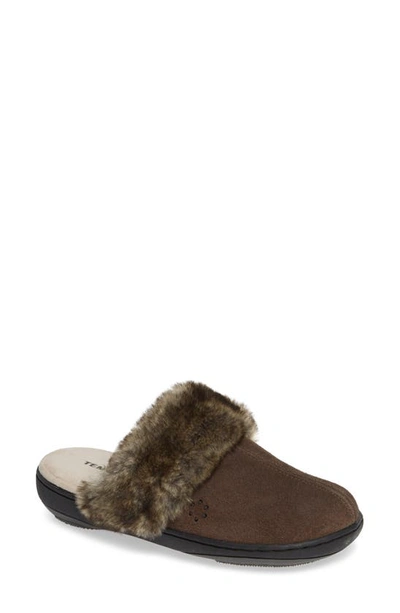 Tempur-pedic® Kensley Slipper In Brown Suede