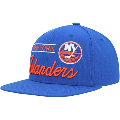 Mitchell & Ness Men's  Royal New York Islanders Retro Lock Up Snapback Hat