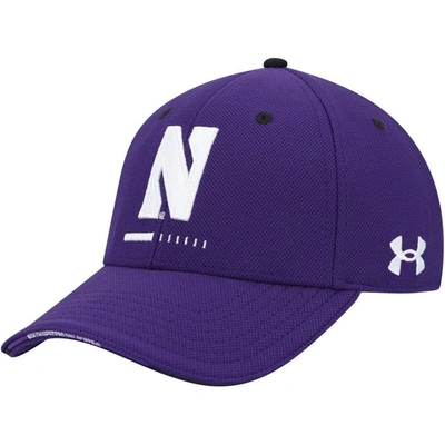 Under Armour Purple Northwestern Wildcats Blitzing Accent Performance Adjustable Hat