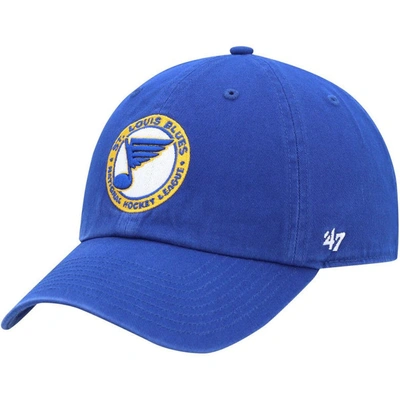 47 ' Blue St. Louis Blues Clean Up Adjustable Hat