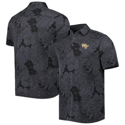 Tommy Bahama Black Wake Forest Demon Deacons Miramar Blooms Polo