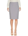 Armani Collezioni Midi Skirts In Light Grey